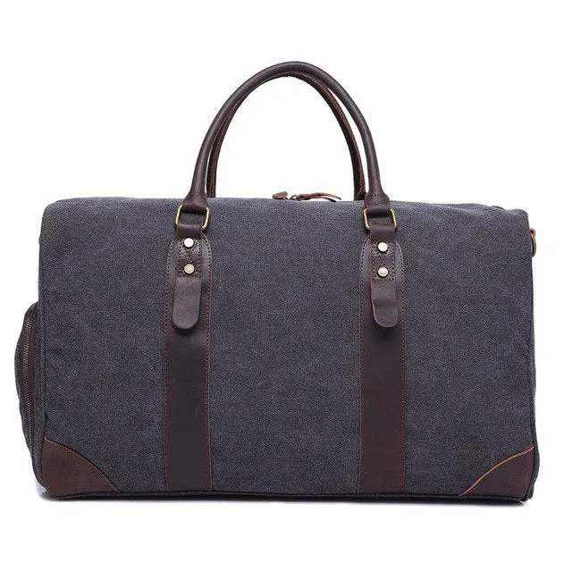 2018 Fashion Canvas Men'S Travel Bag Carry On Luggage Bags Vintage Handbag Crossbody Men Duffel