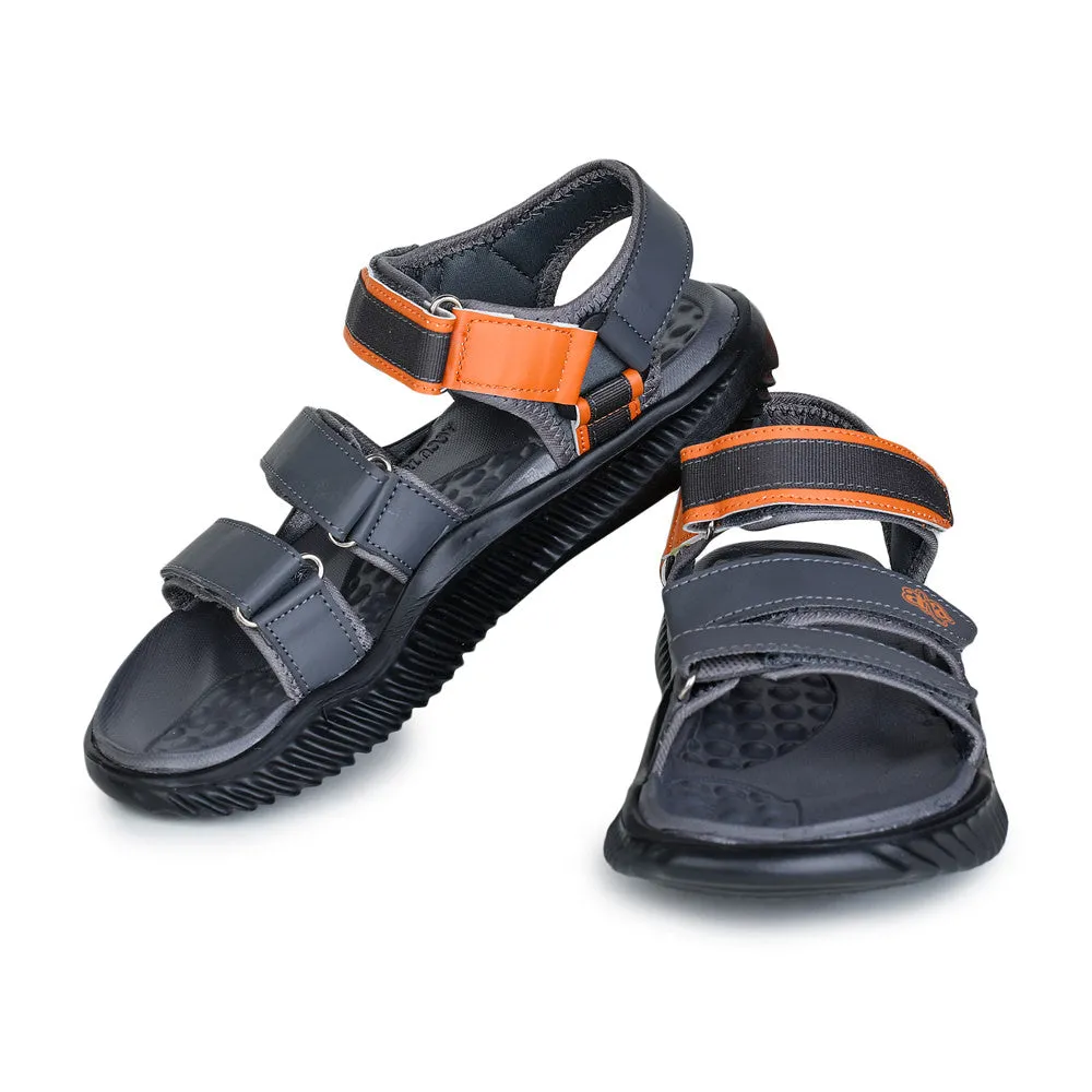 A-HA Casual Grey Sandals For Men STAMINA-8 By Liberty