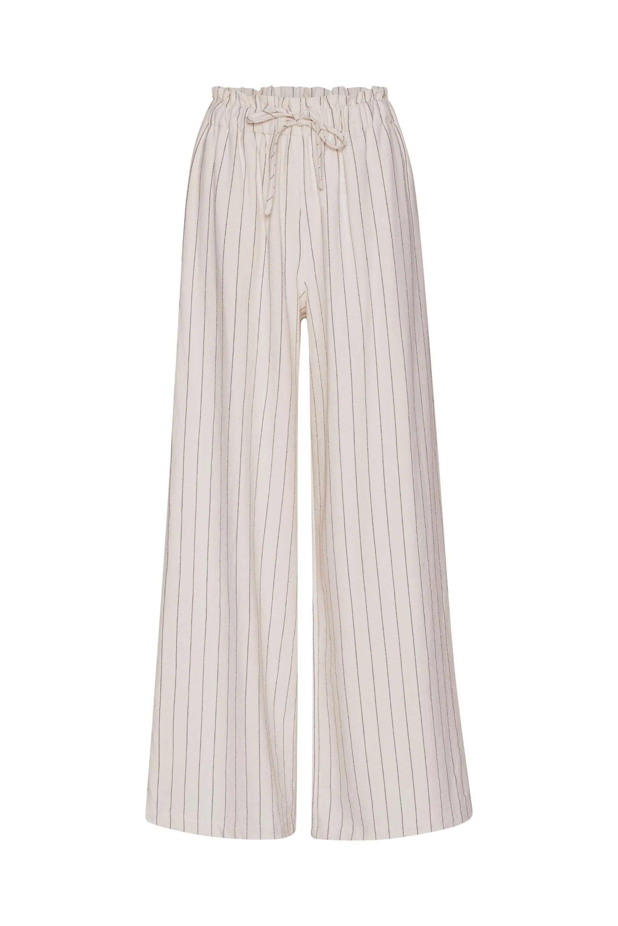 A-VIEW - Lerke Stripe Pants - 005 Off White