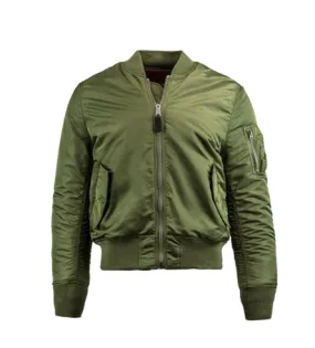 Alpha Industries MA-1 SLIM FIT FLIGHT JACKET SAGE GREEN