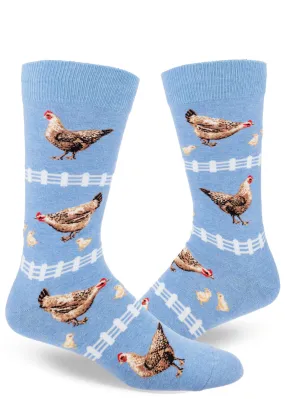 Backyard Chicken Men's Socks