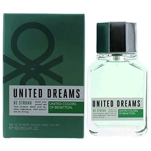 Benetton United Dreams Be Strong Eau de Toilette for Men - 3.4 oz (100 ml)