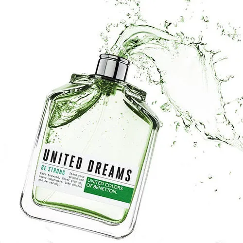 Benetton United Dreams Be Strong Eau de Toilette for Men - 3.4 oz (100 ml)