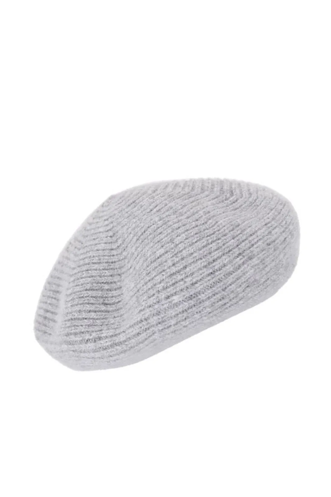 Black Colour - Bcamy Knitted Baret Hat - Grey