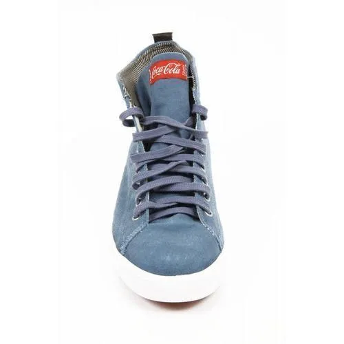 Blue 44 EUR - 11 US Coca Cola mens sneakers CCA0668 RAMBLA SUED JEANS