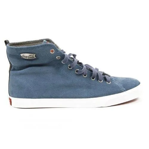 Blue 44 EUR - 11 US Coca Cola mens sneakers CCA0668 RAMBLA SUED JEANS