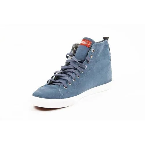 Blue 44 EUR - 11 US Coca Cola mens sneakers CCA0668 RAMBLA SUED JEANS