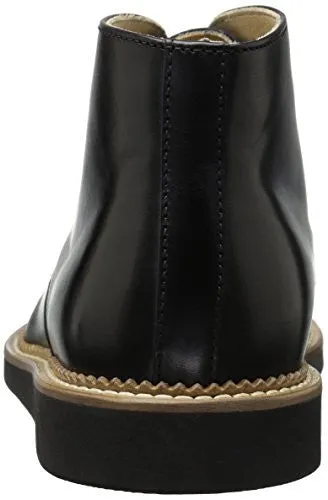 BUGATCHI MEN'S MILANO CHUKKA BOOT, NERO, 12 M US