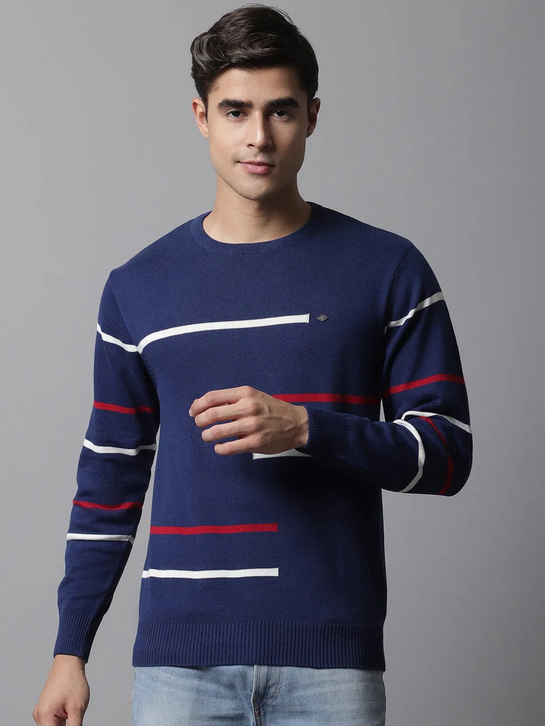 Cantabil  Inkblue Men Sweater