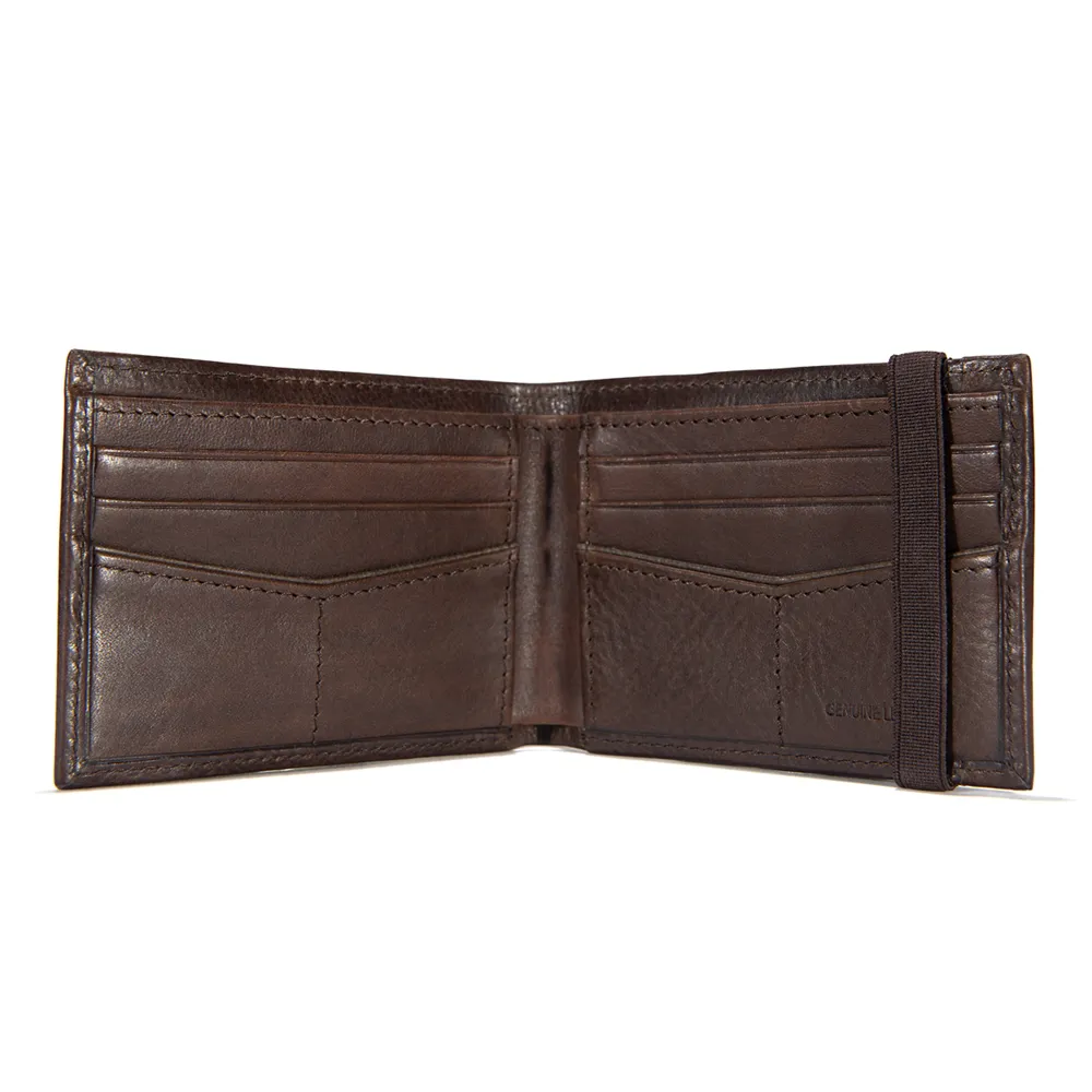 Carhartt MILLED LEATHER Classic stitched front pocket wallet