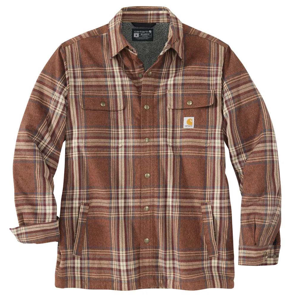 Carhartt Relaxed Fit Heavey weight Sherpa lined Shirt-Jac (105430)