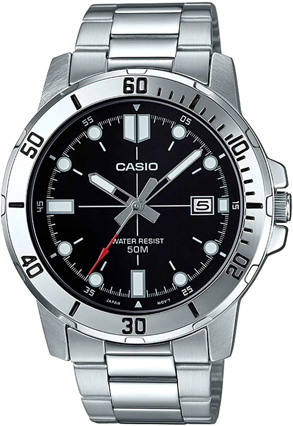 Casio - MTP-VD01D-1EVUDF - Stainless Steel Wrist Watch for Men