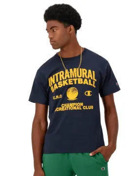 Champion Classic Graphic T-Shirt, Intramural Basketball Navy GT23H 586Q8B 031