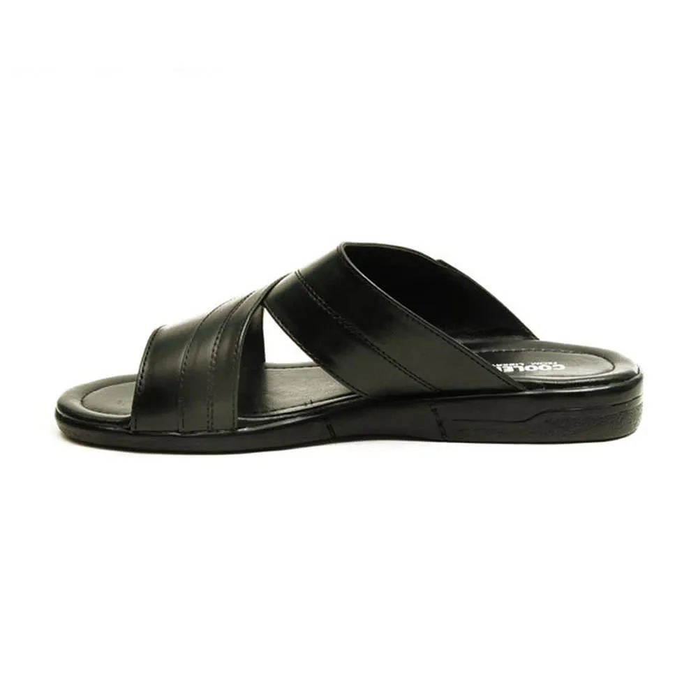 Coolers Casual (Black) Slippers For Men LG-1285 By Liberty