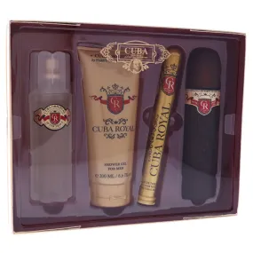 Cuba Royal by Cuba for Men - 4 Pc Gift Set