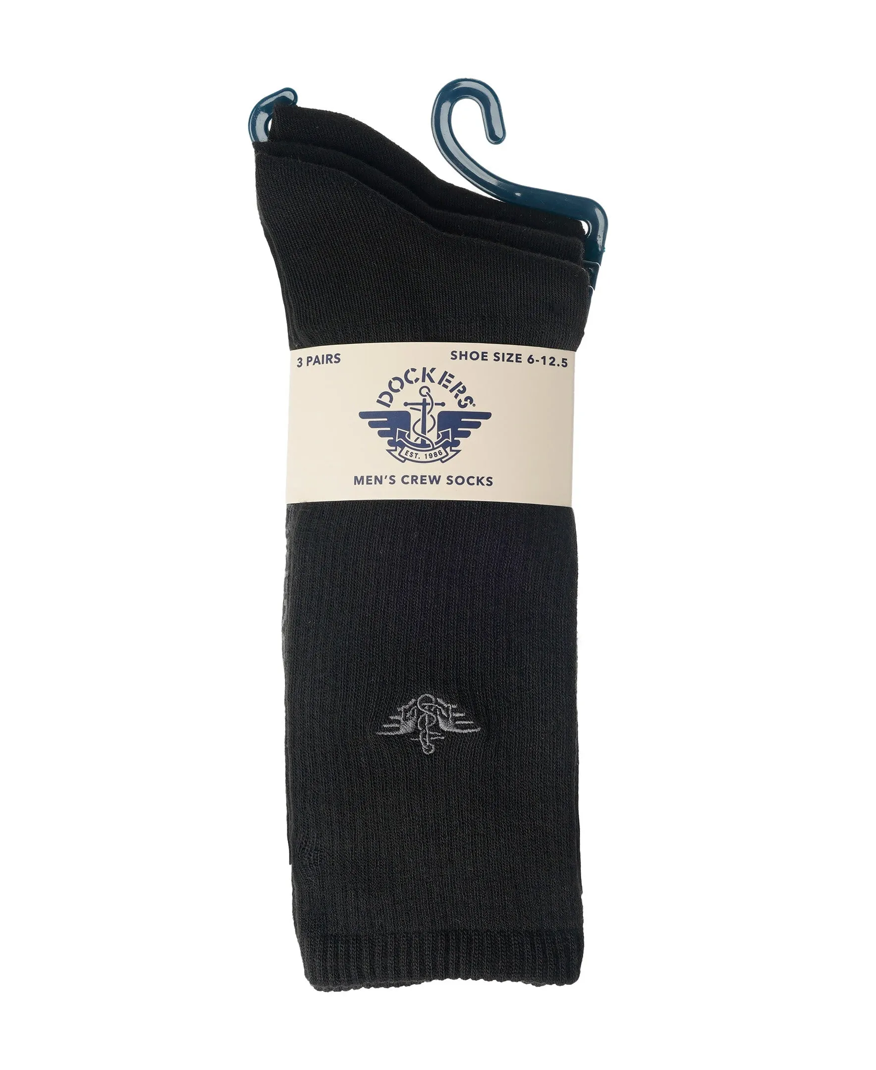 Dockers Men's Performance Socks - 3 and 6 -Pairs Athletic and Dress Crew Socks