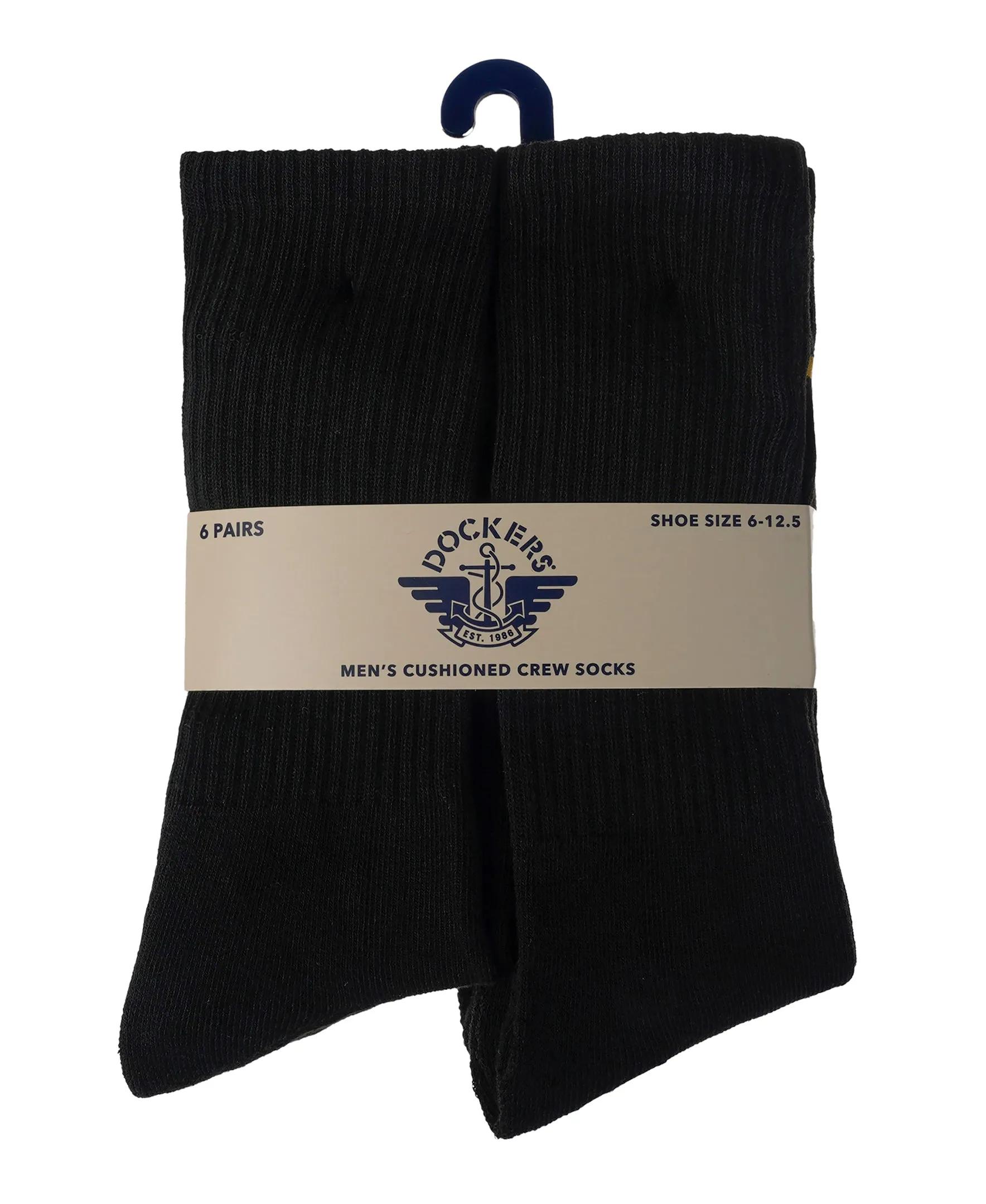 Dockers Men's Performance Socks - 3 and 6 -Pairs Athletic and Dress Crew Socks