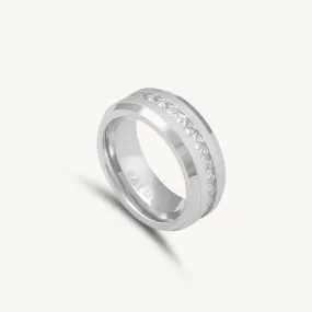 Eternity Band Men's Ring- Tungsten