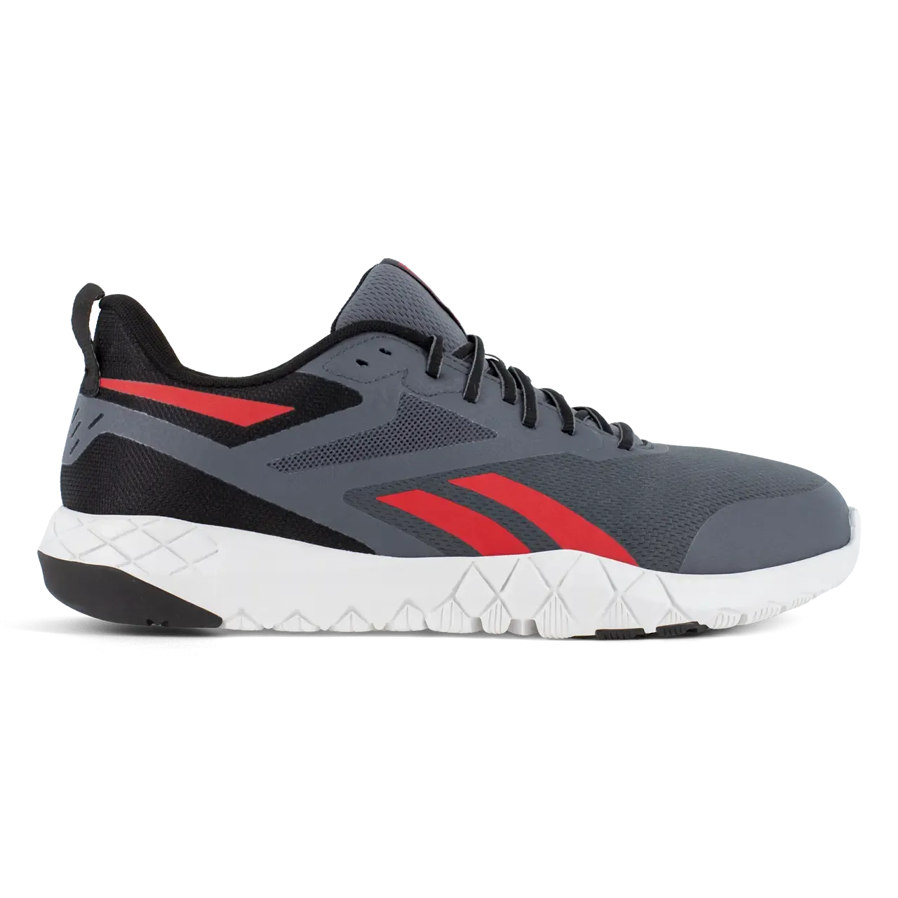 Flexagon Force Xl Composite-Toe Athletic Work Shoe Gray/Red