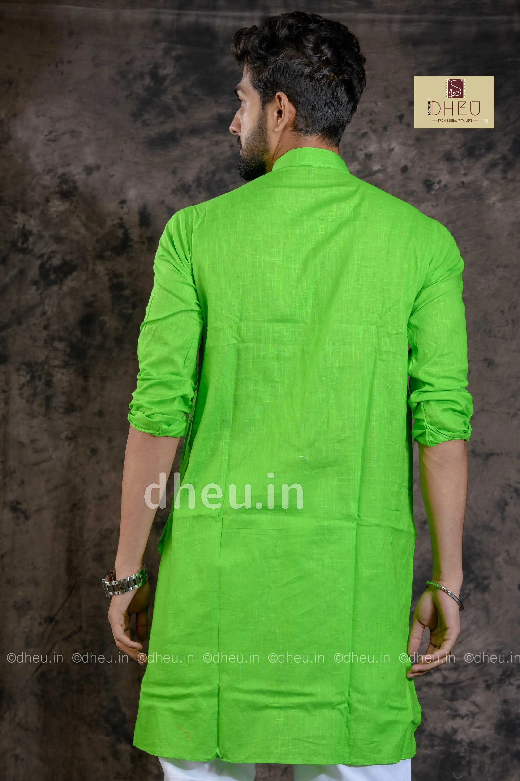 Fluroscent Green  Kurta for Men