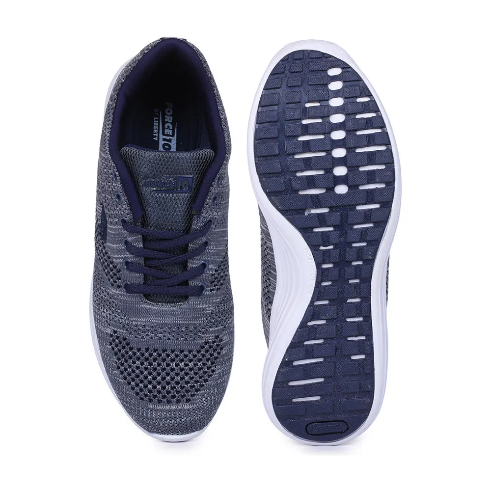 Force 10 Men's Grey Sports Lacing (BROOK-2)