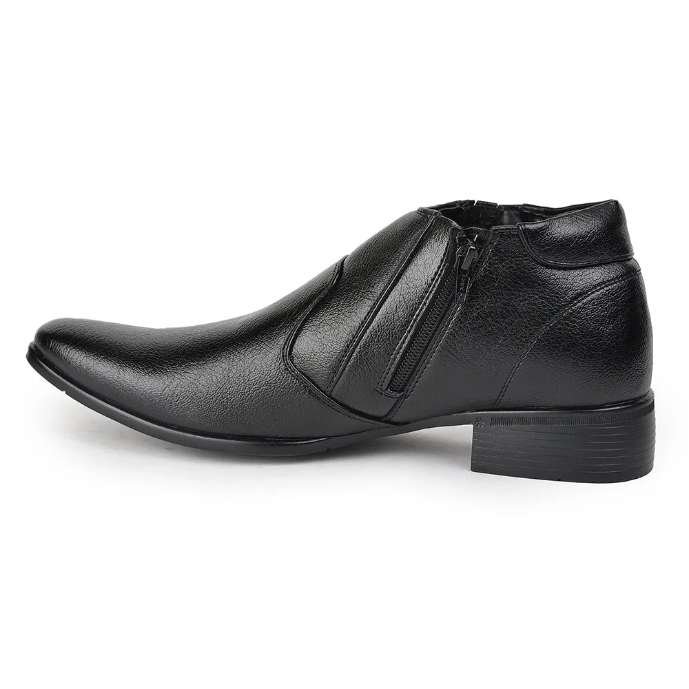 Fortune (Black) Ankle Boots For Men A1-07 By Liberty