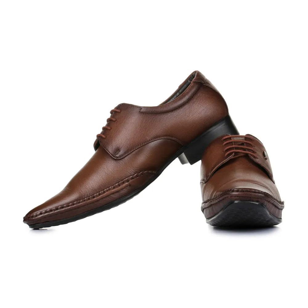 Fortune (Brown) Balmoral Shoes For Men JJP-10 By Liberty