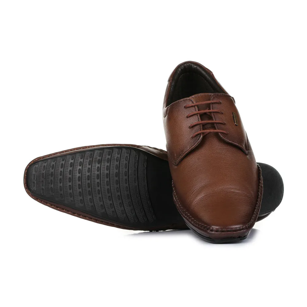 Fortune (Brown) Balmoral Shoes For Men JJP-10 By Liberty