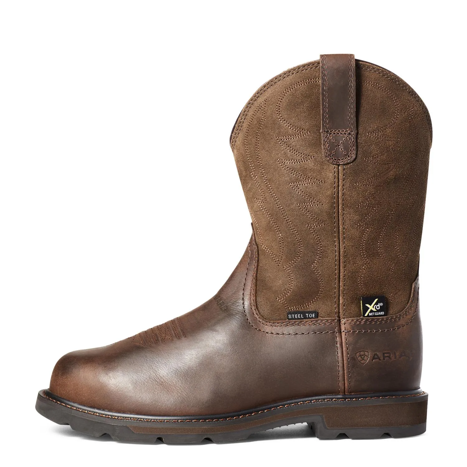 Groundbreaker Steel-Toe MetGuard Work Boot Brown