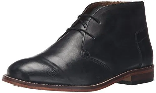 H BY HUDSON MEN'S SOMA CHUKKA BOOT, CALF BLACK, 9 M US