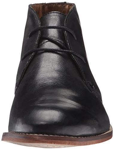 H BY HUDSON MEN'S SOMA CHUKKA BOOT, CALF BLACK, 9 M US