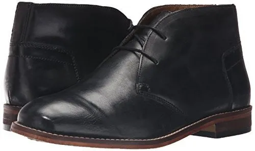 H BY HUDSON MEN'S SOMA CHUKKA BOOT, CALF BLACK, 9 M US