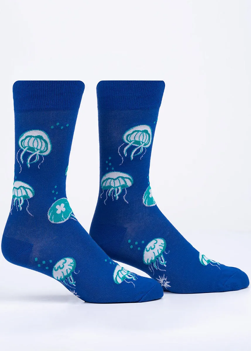 Jellyfish Glow-in-the-Dark Men's Socks