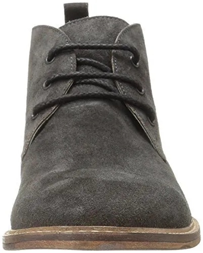 KENNETH COLE REACTION MEN'S PROVE OUT CHUKKA BOOT, CHARCOAL, 9 M US