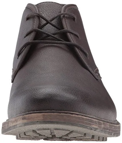 KENNETH COLE UNLISTED MEN'S ON THE SUBJECT CHUKKA BOOT, DARK BROWN, 13 M US