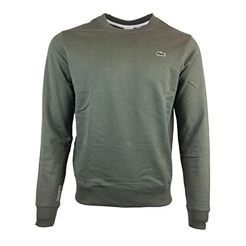 LACOSTE L!VE CLASSIC CREW SWEAT S6 ARMY