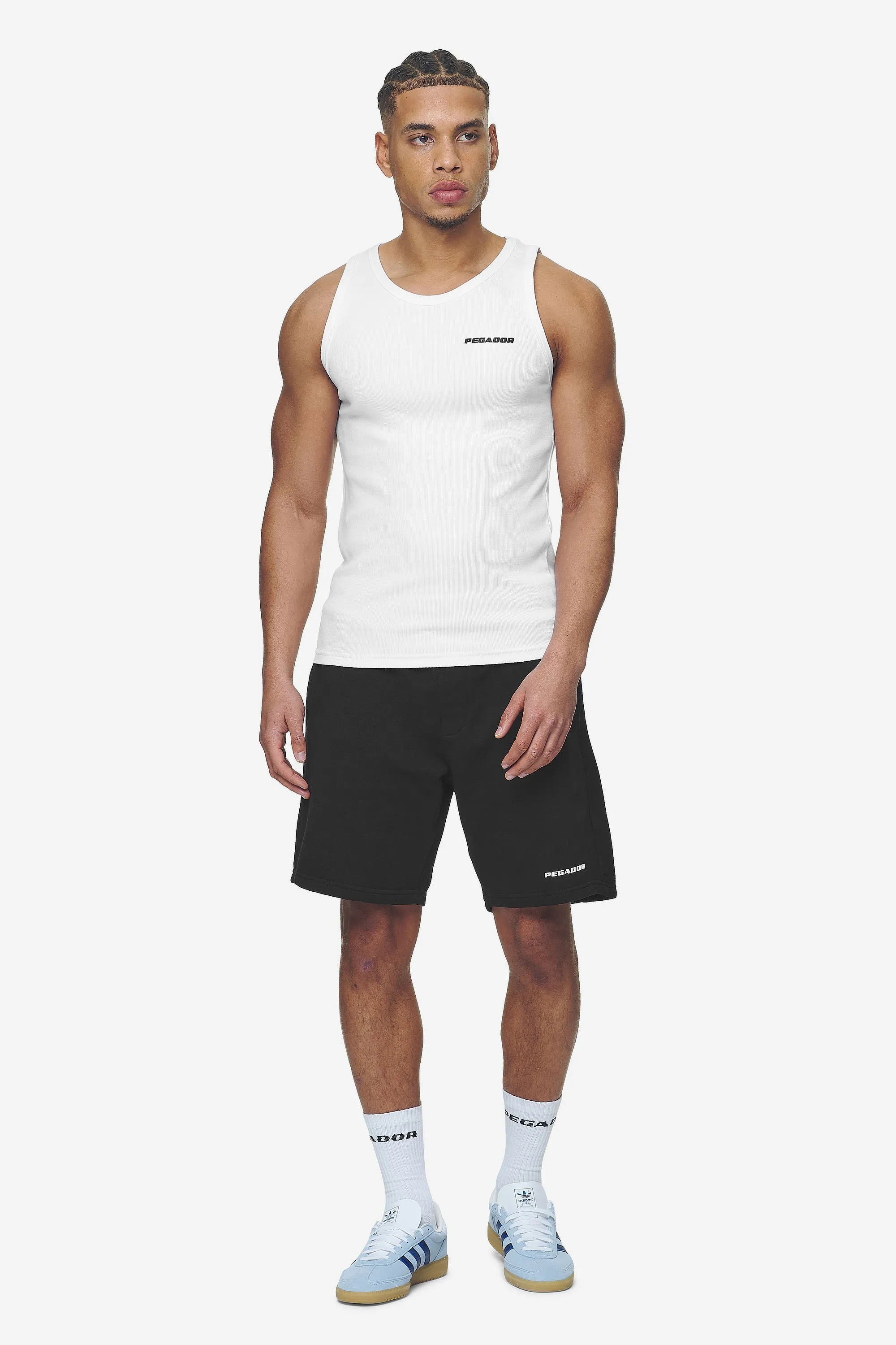 Logo Rib Undershirt White