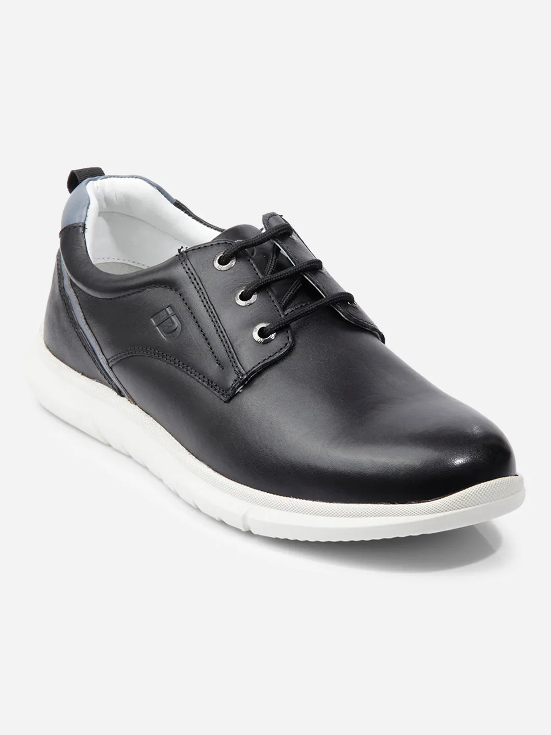 Men Black Leather Sneaker (ID3087)