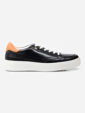 Men Black Leather Sneaker (ID3091)