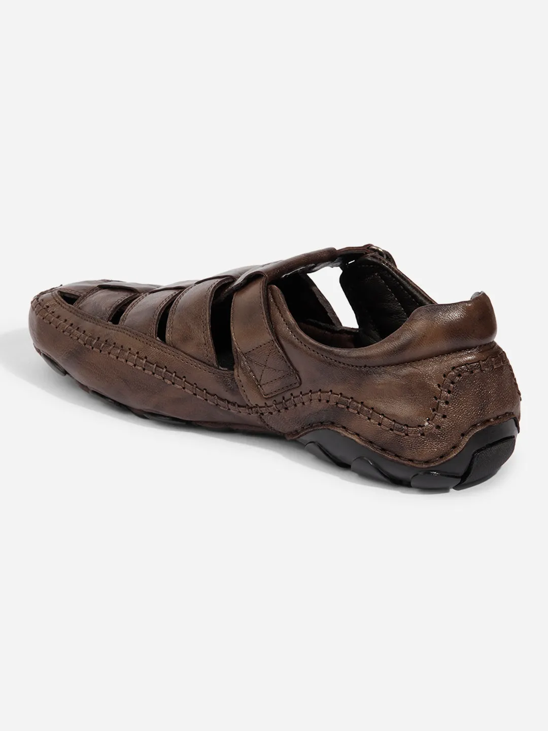 Men Brown Sandal / Slipper (ID4218)