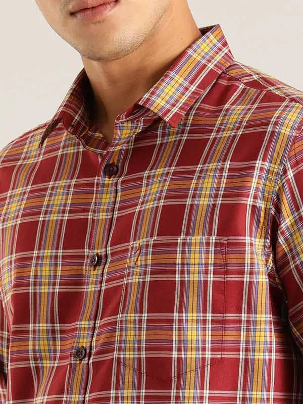 Men Checked Full Sleeve Cotton Shirt