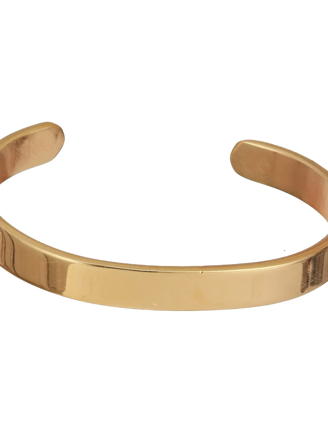 Men Gold-Toned Cuff Bracelet