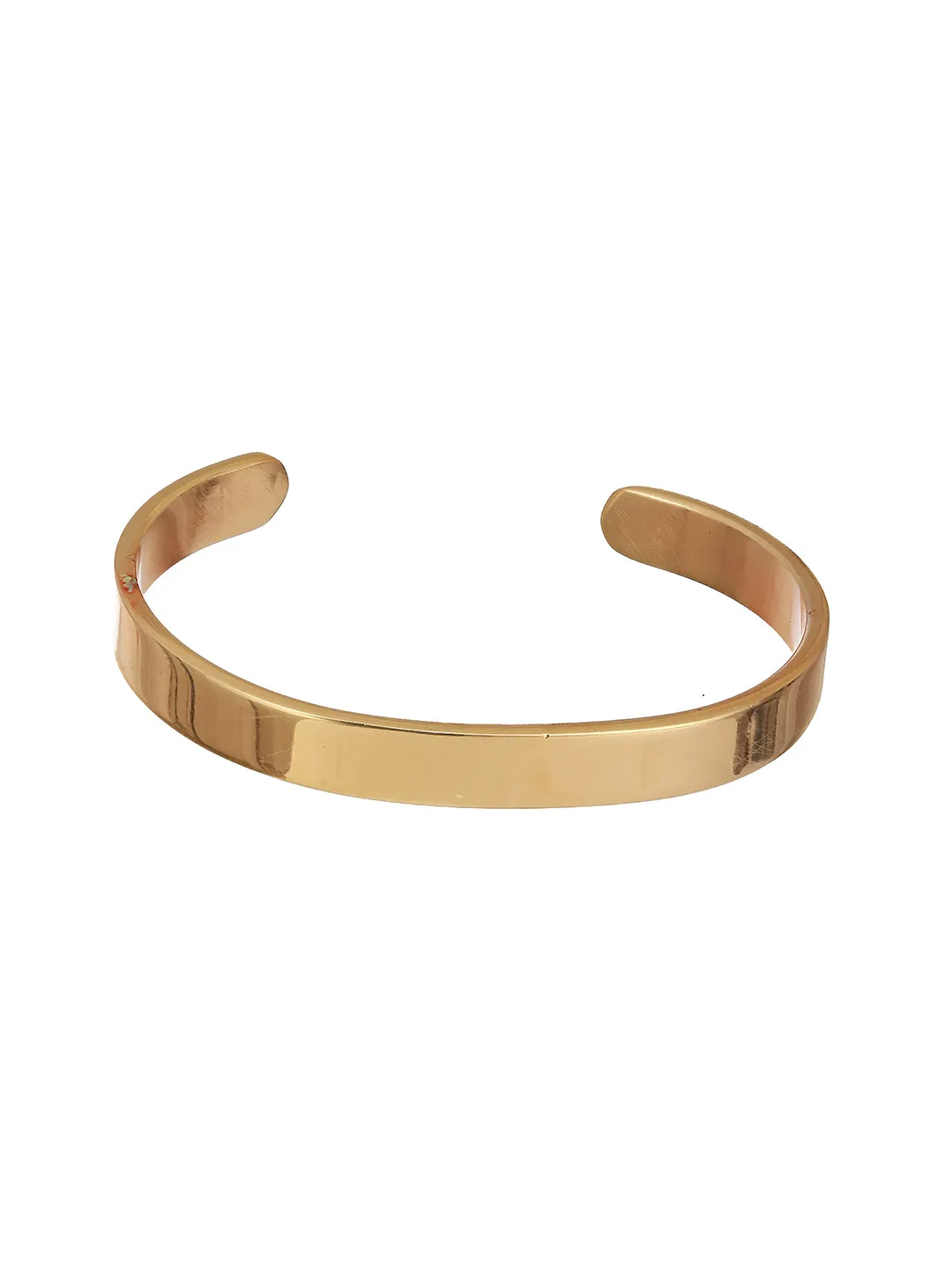 Men Gold-Toned Cuff Bracelet