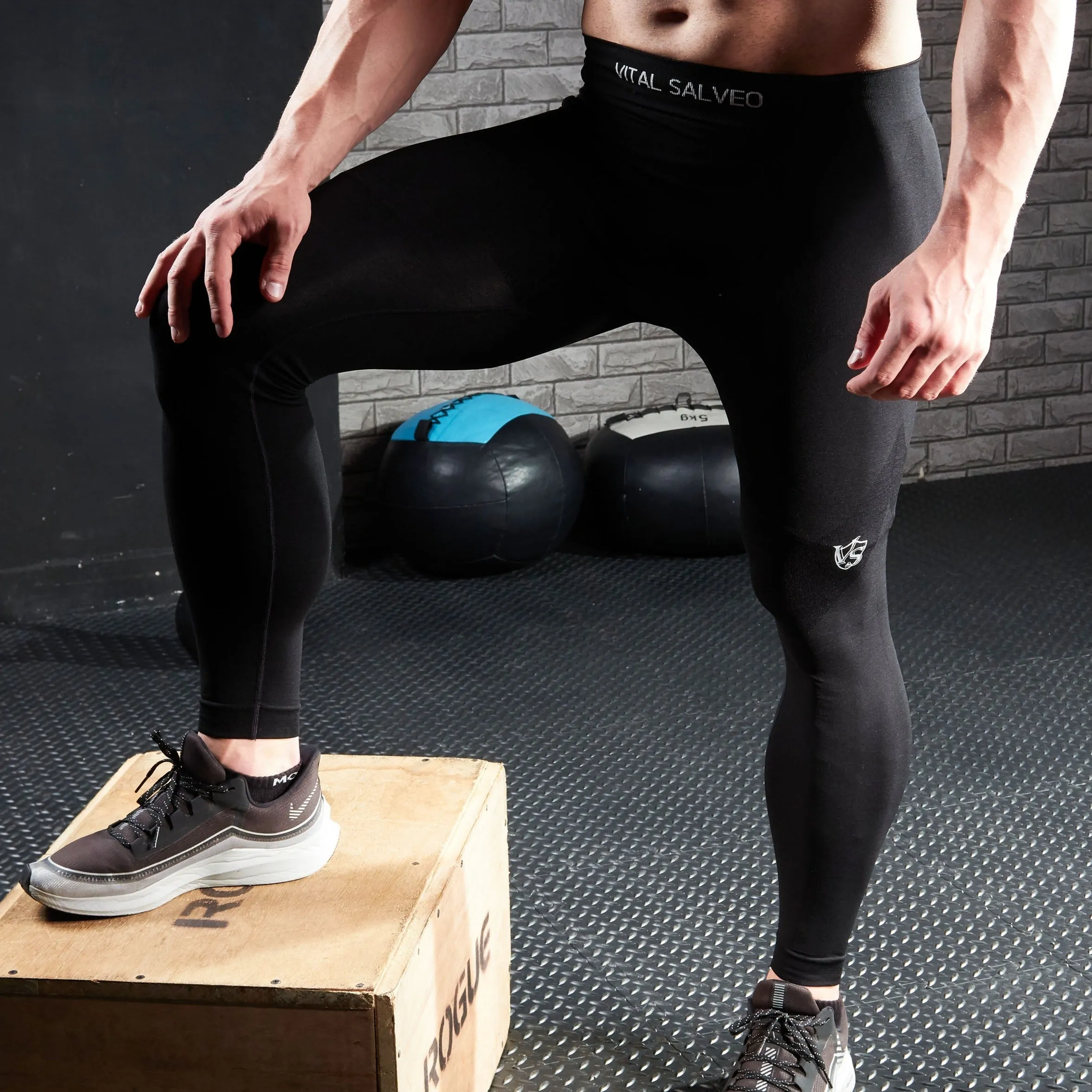 Men Recovery Compression Seamless  Leggings