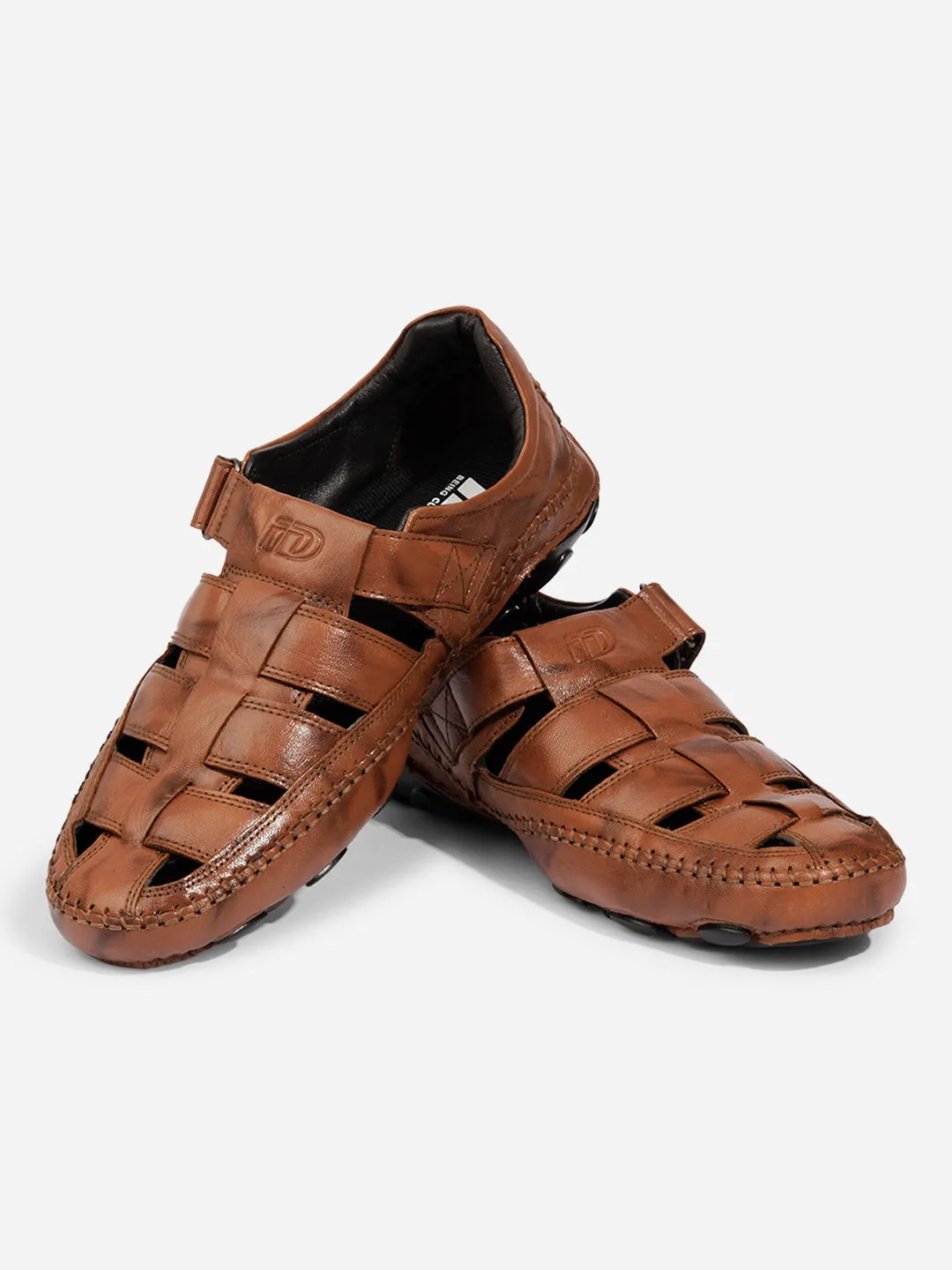 Men Tan Sandal / Slipper (ID4218)