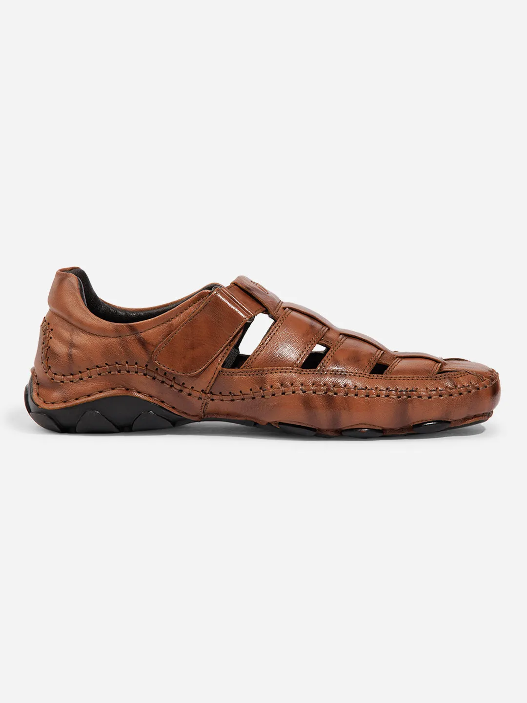 Men Tan Sandal / Slipper (ID4218)