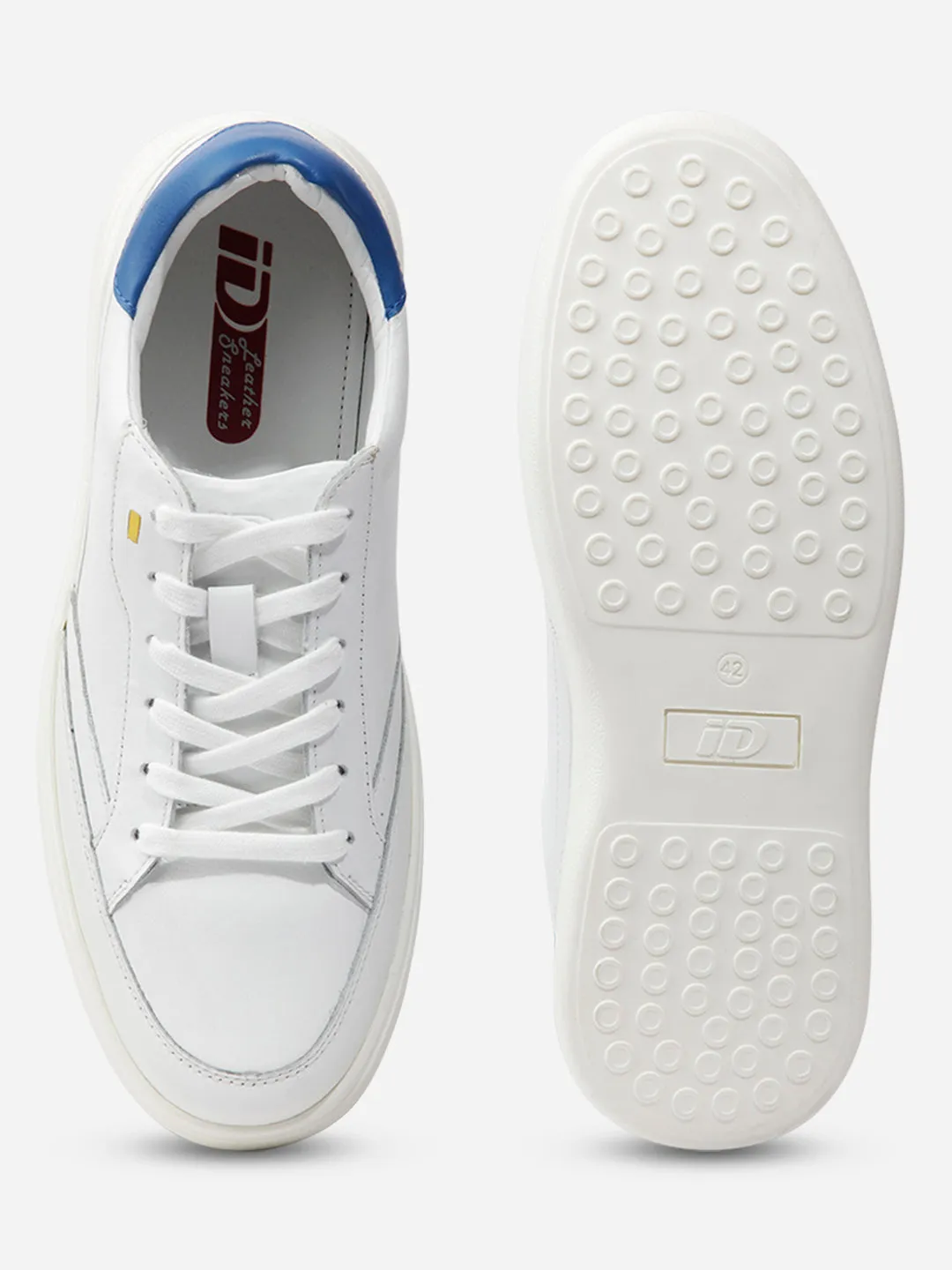 Men White Leather Sneaker (ID3091)