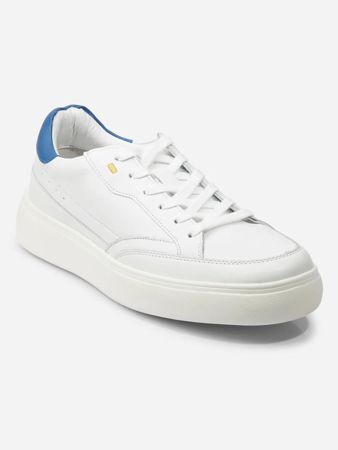 Men White Leather Sneaker (ID3091)