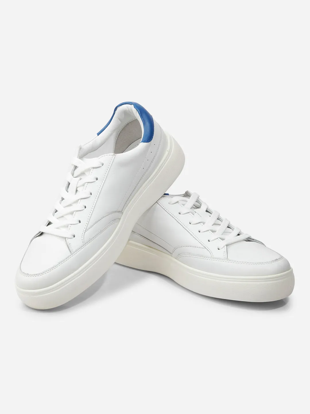 Men White Leather Sneaker (ID3091)