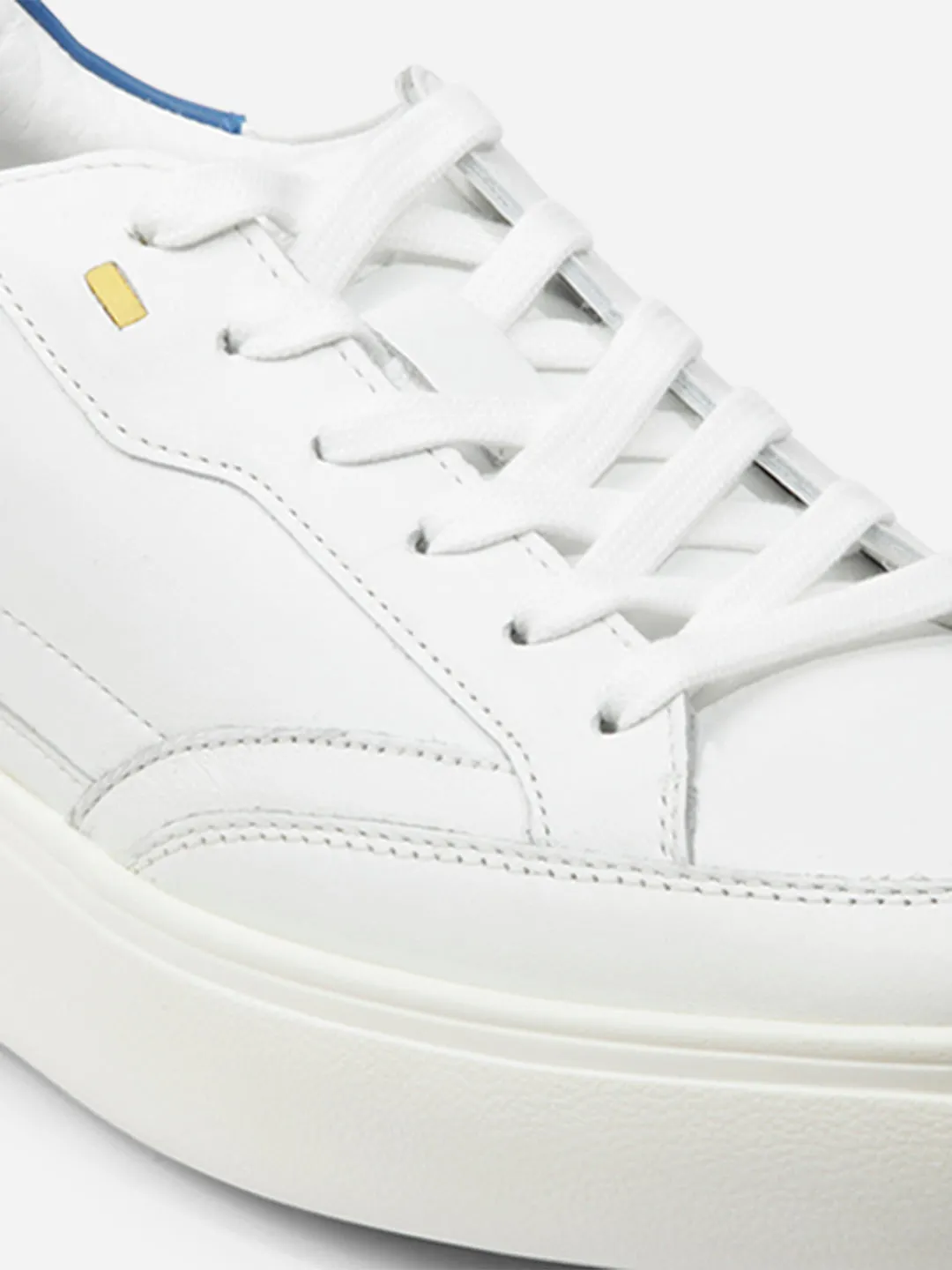 Men White Leather Sneaker (ID3091)